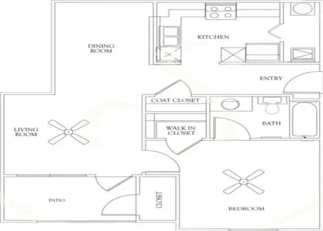 Unit 827 floor plan